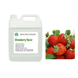 E-liquid strawberry flavor